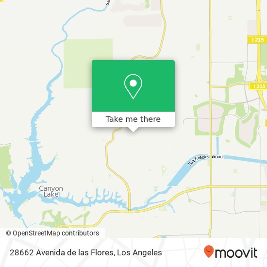28662 Avenida de las Flores map