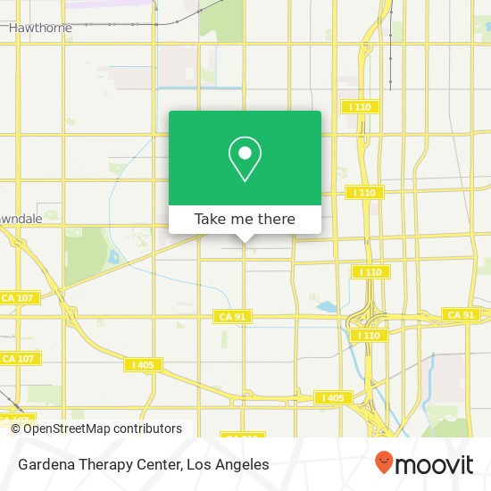 Mapa de Gardena Therapy Center