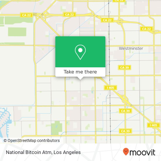 Mapa de National Bitcoin Atm