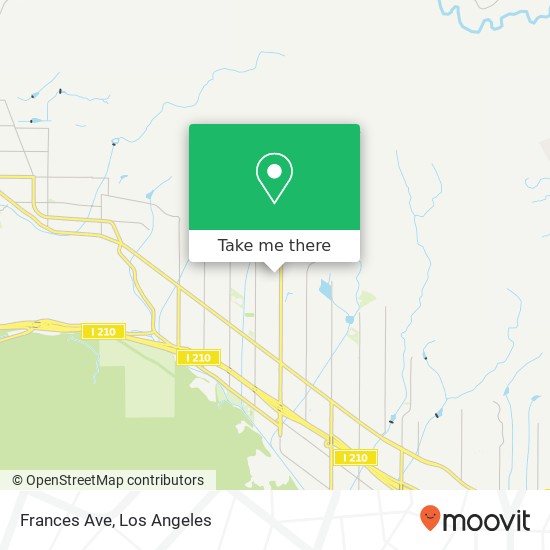 Mapa de Frances Ave