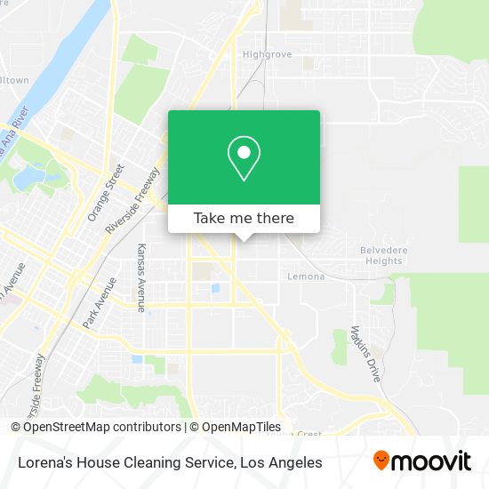 Lorena's House Cleaning Service map
