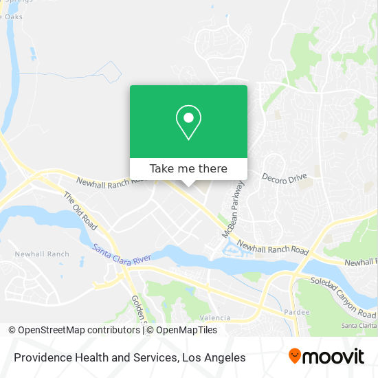 Providence Health and Services map