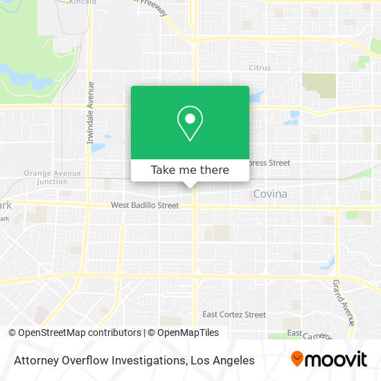 Attorney Overflow Investigations map