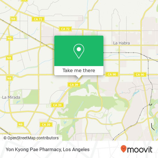 Mapa de Yon Kyong Pae Pharmacy