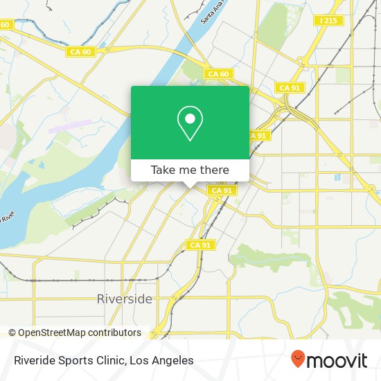 Mapa de Riveride Sports Clinic