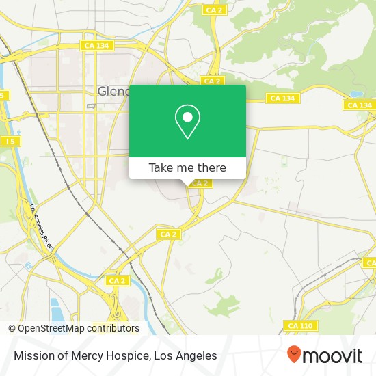 Mission of Mercy Hospice map