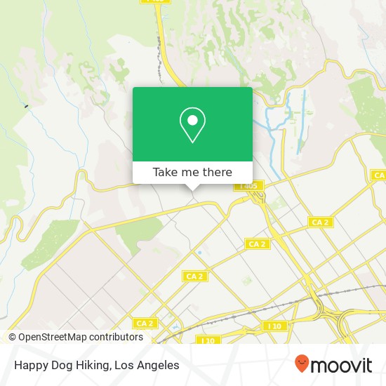 Mapa de Happy Dog Hiking