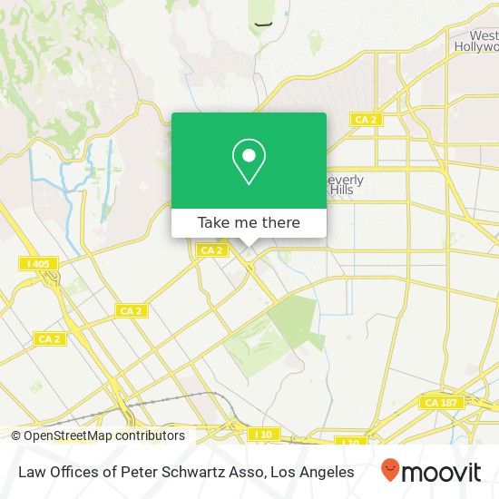 Law Offices of Peter Schwartz Asso map