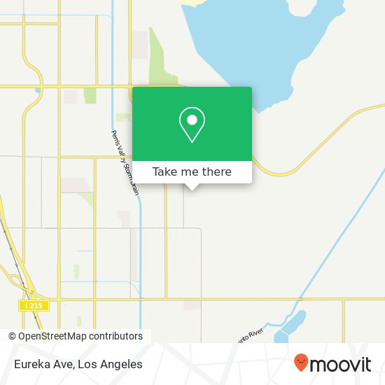 Eureka Ave map