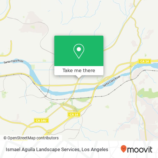 Mapa de Ismael Aguila Landscape Services