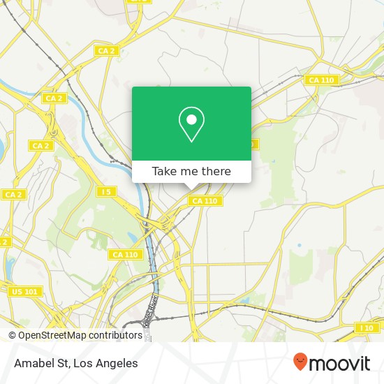 Amabel St map