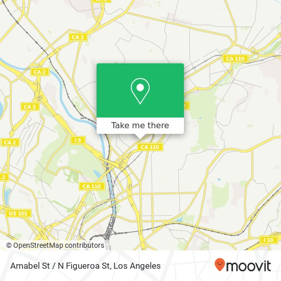Mapa de Amabel St / N Figueroa St