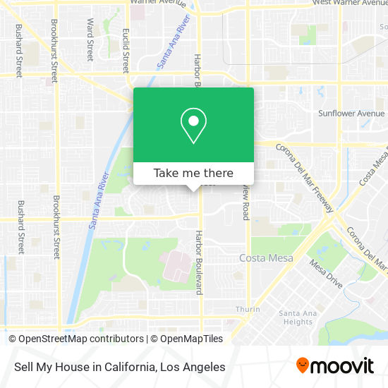Mapa de Sell My House in California