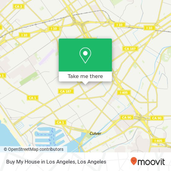 Buy My House in Los Angeles map