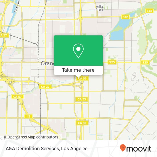 A&A Demolition Services map