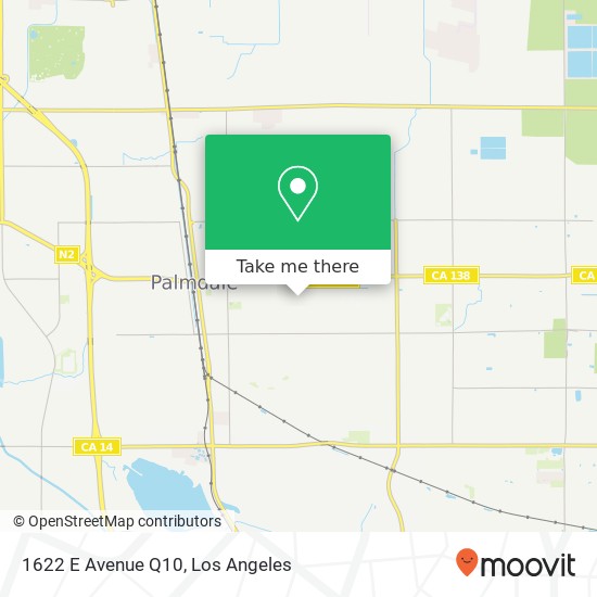 1622 E Avenue Q10 map