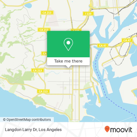 Mapa de Langdon Larry Dr