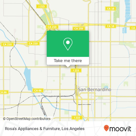 Mapa de Rosa's Appliances & Furniture