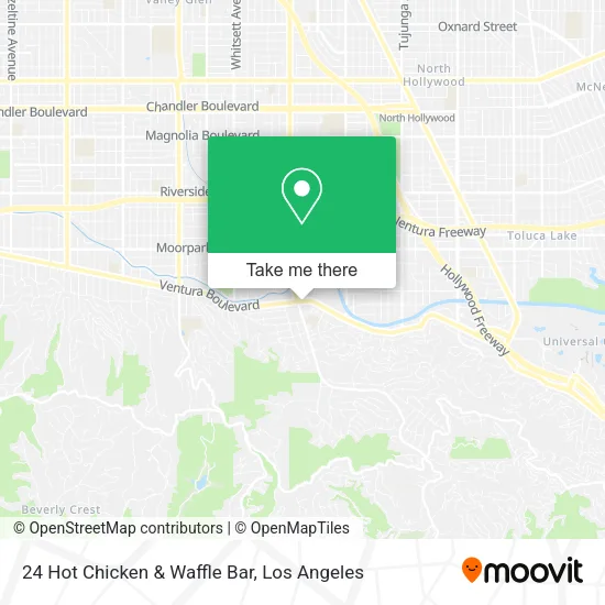 Mapa de 24 Hot Chicken & Waffle Bar
