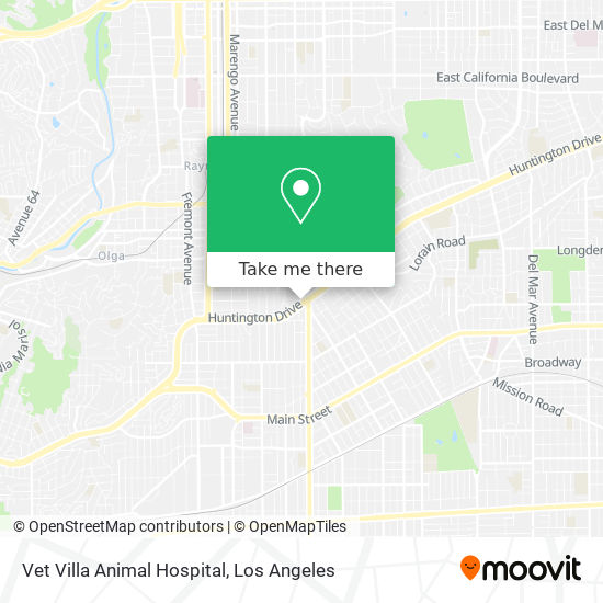 Mapa de Vet Villa Animal Hospital