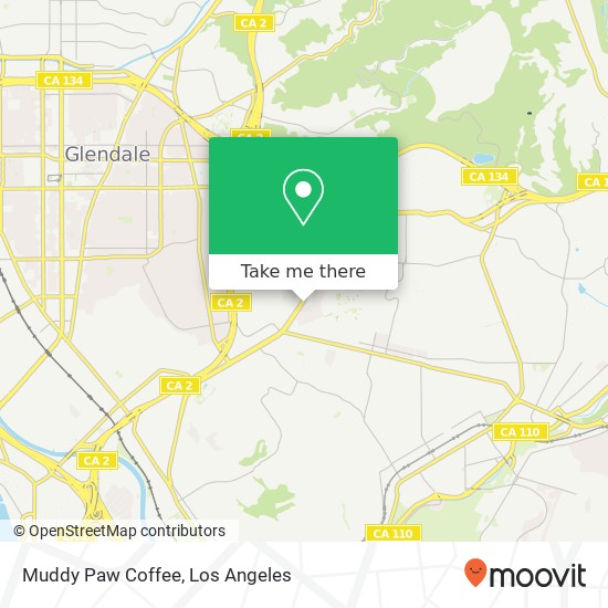 Mapa de Muddy Paw Coffee