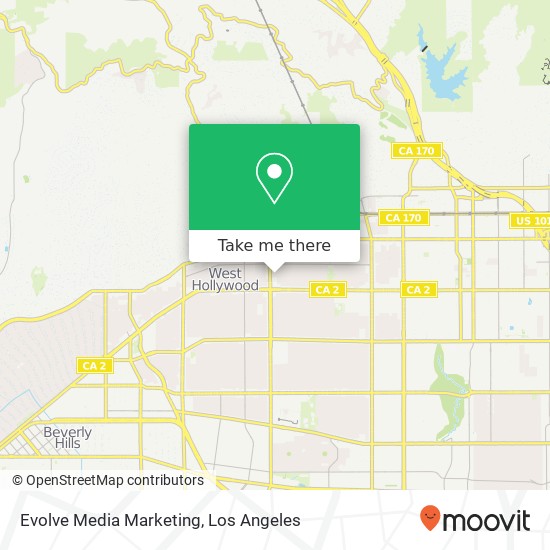 Evolve Media Marketing map