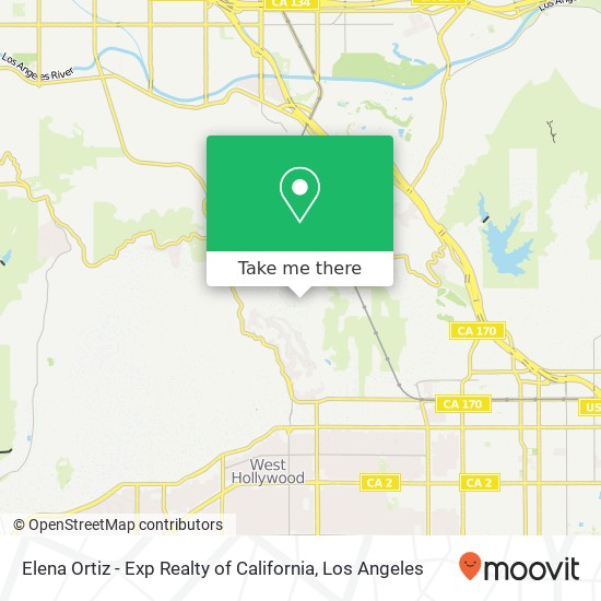 Mapa de Elena Ortiz - Exp Realty of California