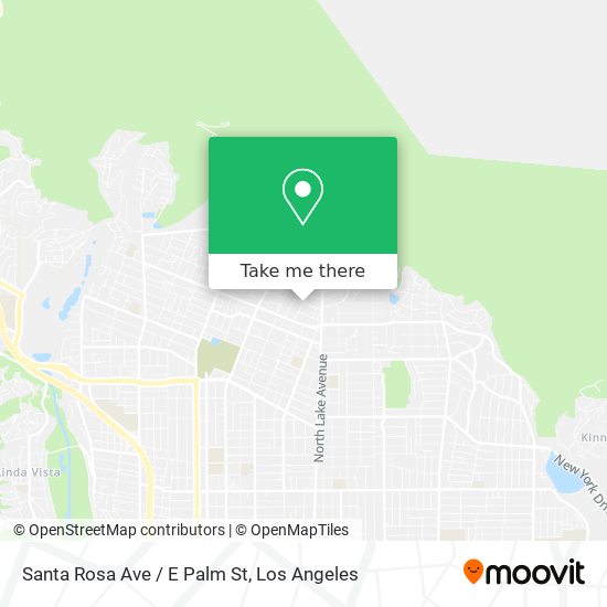 Santa Rosa Ave / E Palm St map