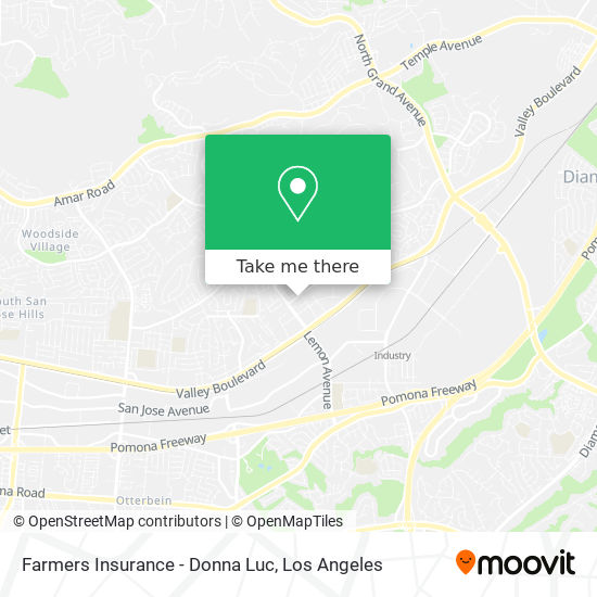 Mapa de Farmers Insurance - Donna Luc