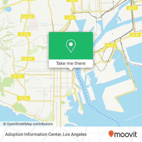 Adoption Information Center map