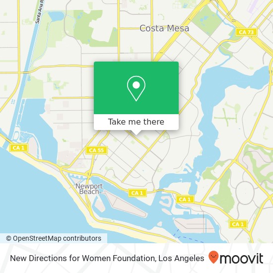 New Directions for Women Foundation map