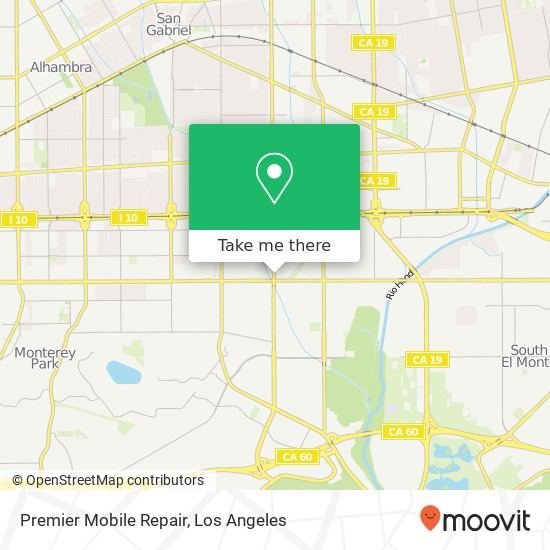 Premier Mobile Repair map
