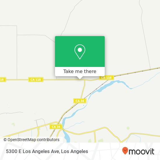 5300 E Los Angeles Ave map