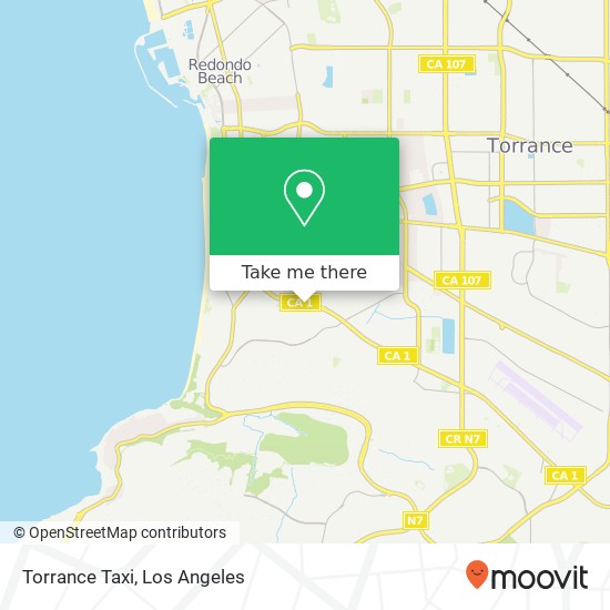 Torrance Taxi map