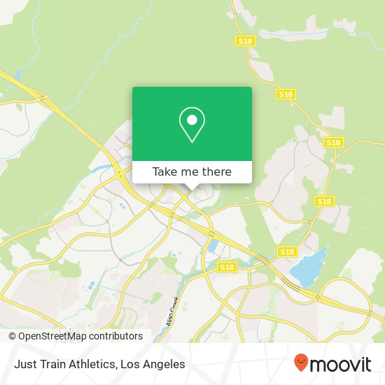 Just Train Athletics map