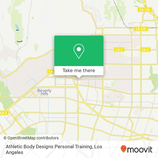 Athletic Body Designs Personal Training map