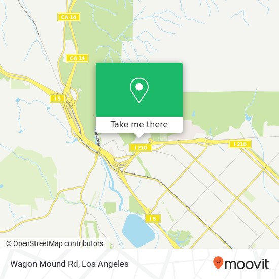 Mapa de Wagon Mound Rd