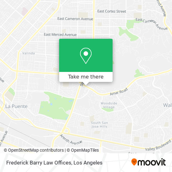 Frederick Barry Law Offices map