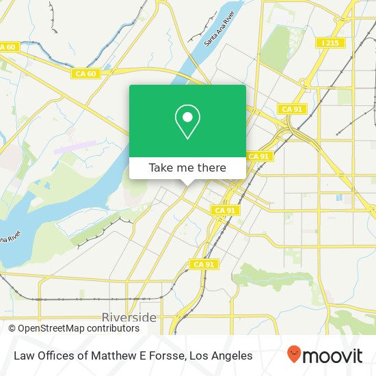 Mapa de Law Offices of Matthew E Forsse