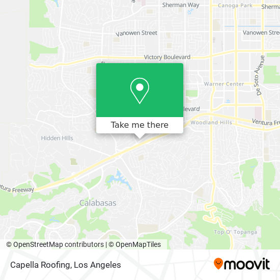 Capella Roofing map