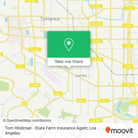 Tom Hindman - State Farm Insurance Agent map