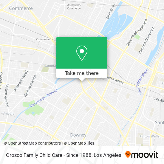 Orozco Family Child Care - Since 1988 map