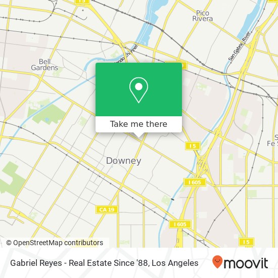 Mapa de Gabriel Reyes - Real Estate Since '88