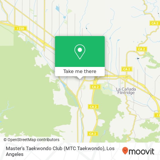 Mapa de Master's Taekwondo Club (MTC Taekwondo)