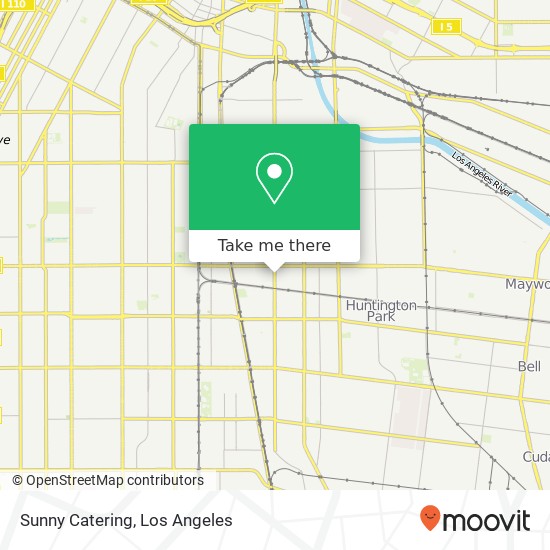 Sunny Catering map