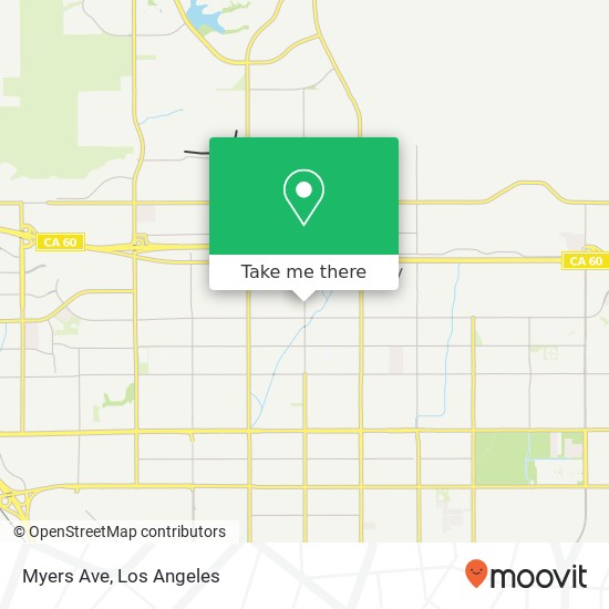 Mapa de Myers Ave