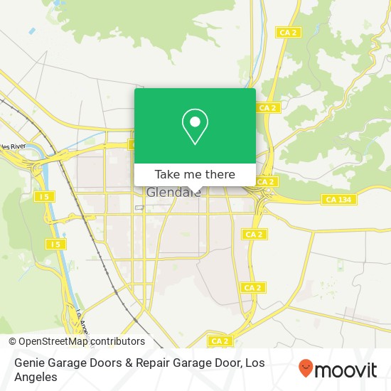 Mapa de Genie Garage Doors & Repair Garage Door