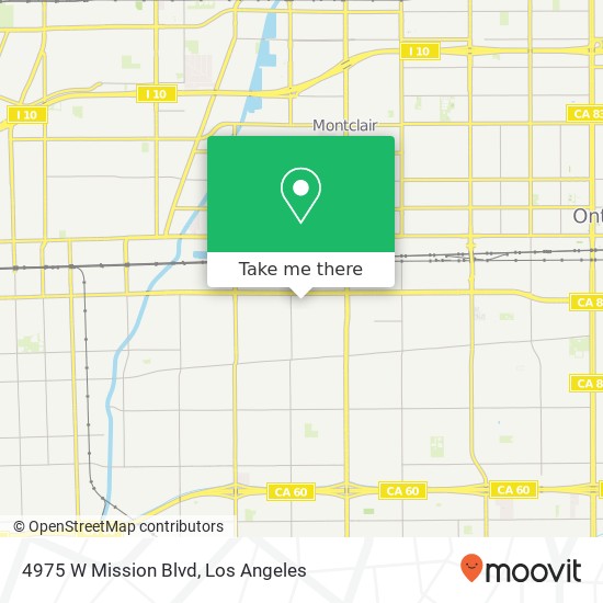 Mapa de 4975 W Mission Blvd