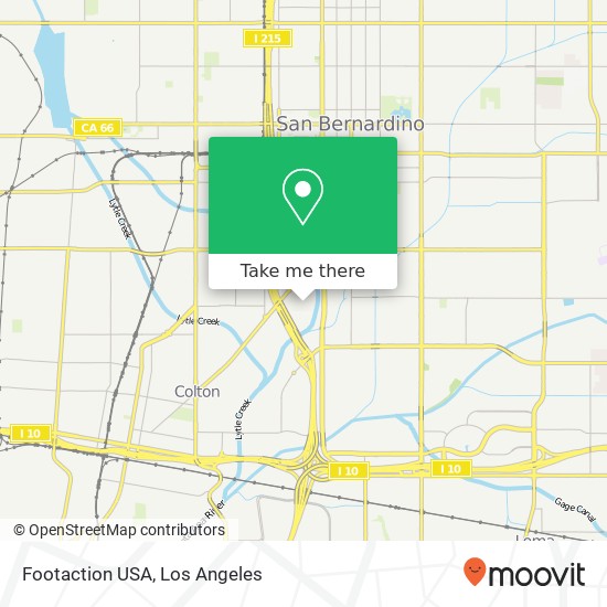 Footaction USA map