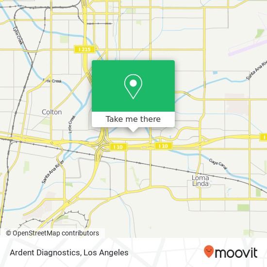 Ardent Diagnostics map